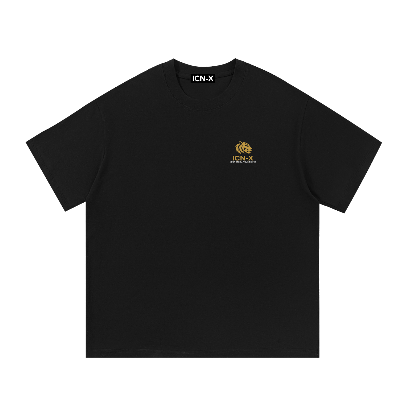 ICN-X Essential Slogan Cotton T-Shirt