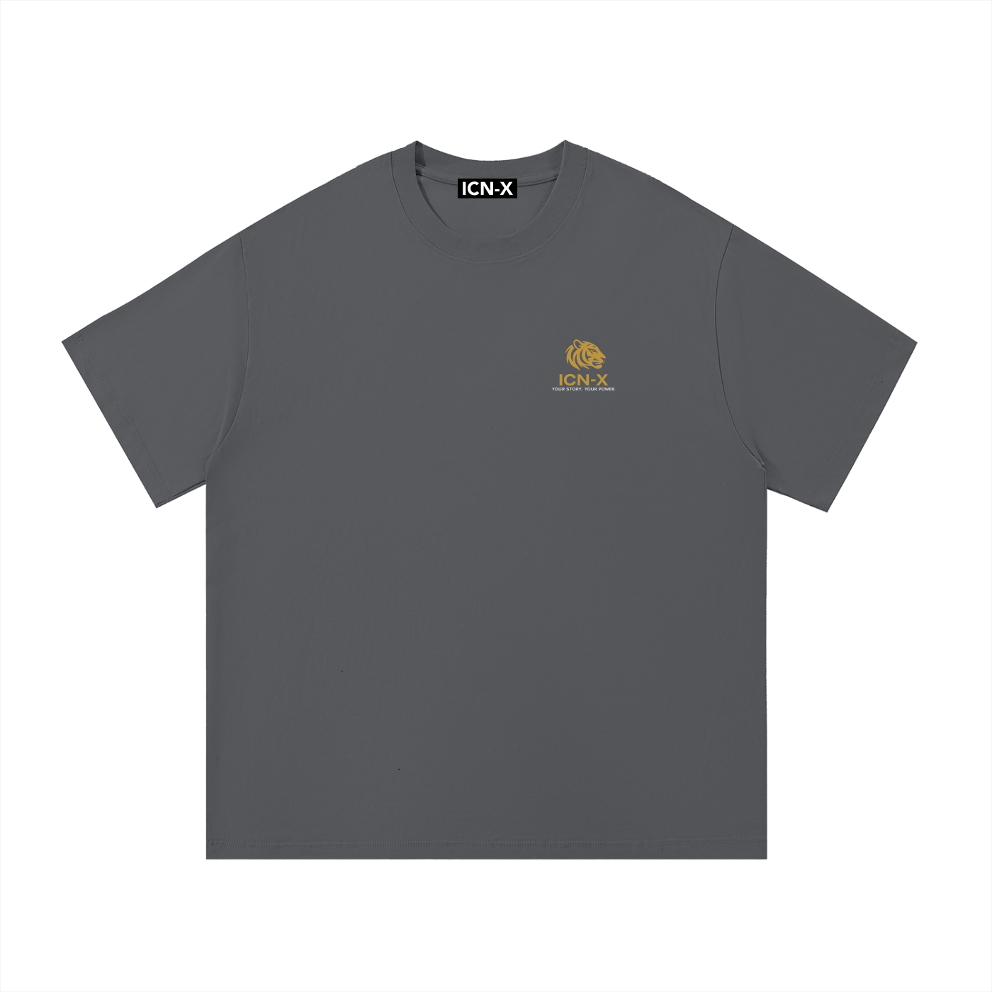 ICN-X Essential Slogan Cotton T-Shirt