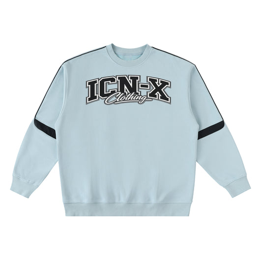 Oversized Crewneck Taped Sweatshirt